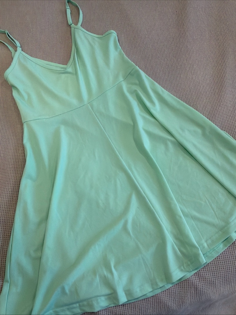 Mint Green Spaghetti-Strap Maxi Dress